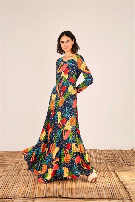 Farm Rio's Apricot Talisman Dress: A Sustainable and Ethical Fashion Choice